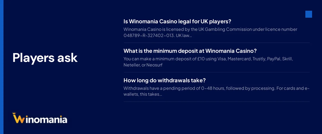 Check player FAQ answers.